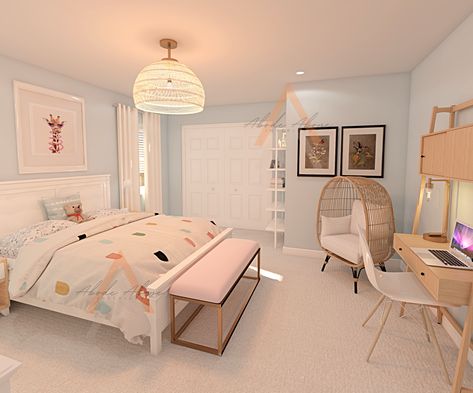 Non Girly Bedroom Ideas, Pre Teen Bedroom Girl, Pre Teen Girls Room Ideas, Big Teen Bedroom, Preteen Bedroom Ideas For A Girl, Pre Teen Bedroom Ideas, Desk Girls Bedroom, Pre Teen Room Ideas, Desk For Girl