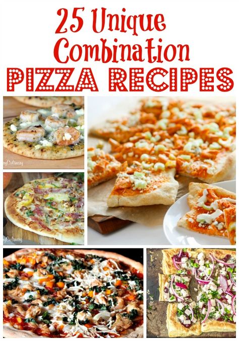 Different Pizza Recipes, Homemade Pizza Combinations, Interesting Pizza Ideas, Creative Pizza Toppings, Unique Pizza Recipes Ideas, Unique Pizza Topping Ideas, Pizza Combinations Ideas, Fun Pizza Ideas, Interesting Pizza Toppings