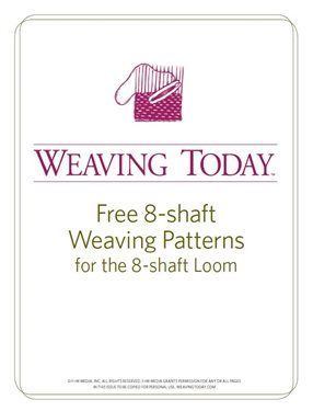 8-Shaft Weaving Loom Patterns You Have to Try (+ They're FREE)! | Handwoven Rigid Heddle Weaving Patterns, Weaving Book, Loom Projects, Weaving Loom Projects, Rigid Heddle Weaving, Heddle Loom, Drop Spindle, Weaving Yarn, Visible Mending