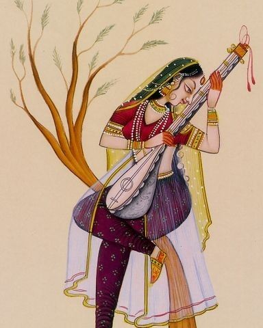 Rajasthani Miniature Paintings, Rajasthani Painting, Indian Traditional Paintings, Indian Miniature, Mughal Art Paintings, Rajasthani Art, India Painting, Mughal Paintings, Ancient Paintings