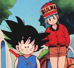 Goku And Bulma, 7th Dragon, Kid Goku, Dragon Ball Art Goku, Vintage Poster Design, Art Folder, Dragon Balls, Card Captor, 90s Anime