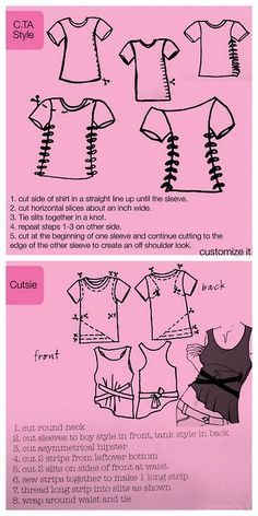 T Shirt Diy Refashion, Diy Cutout Shirt, Wardrobe Upcycle, Ways To Cut Shirts, Sew A Shirt, T Shirt Reconstruction, Cut Tshirt Diy, Groovy Tees, Diy Cut Shirts