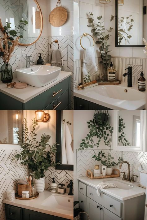 27 Best Small Apartment Bathroom Ideas On A Budget - TrendyDesign College Apartment Bathroom Decor, Small Apartment Bathroom Ideas, Small Rental Bathroom, College Apartment Bathroom, Apartment Bathroom Ideas, Cosy Bathroom, Pretty Apartments, Guest Bathroom Design, Guest Bathroom Renovation