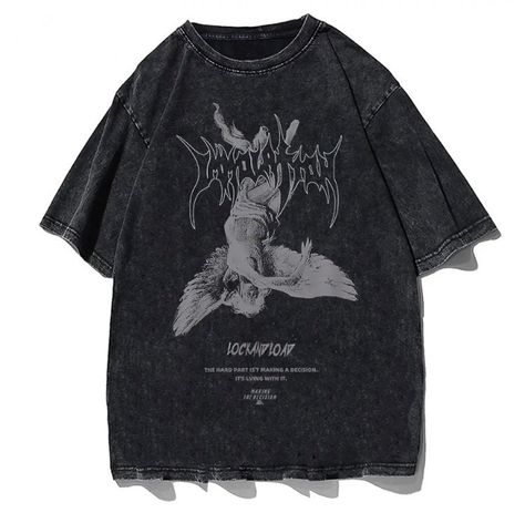 Falling Angel heavy Graphic T shirt, Y2K unisex abstract shirt Angel Grunge, Falling Angel, Gothic Streetwear, Toxic Clothing, Gothic Harajuku, Light Watch, Gothic Tops, Y2k Grunge, Tops For Men