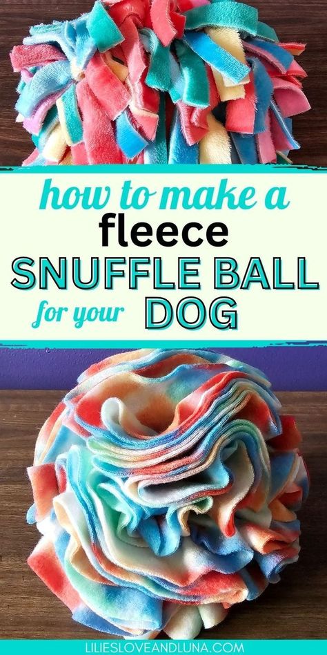 sewing toys easy Dog Snuffle Ball, Dog Toys Diy Homemade, Snuffle Ball, Homemade Dog Toys, Dogs Diy Projects, Small Dog Toys, Diy Pet Toys, Diy Dog Toys, Dog Enrichment