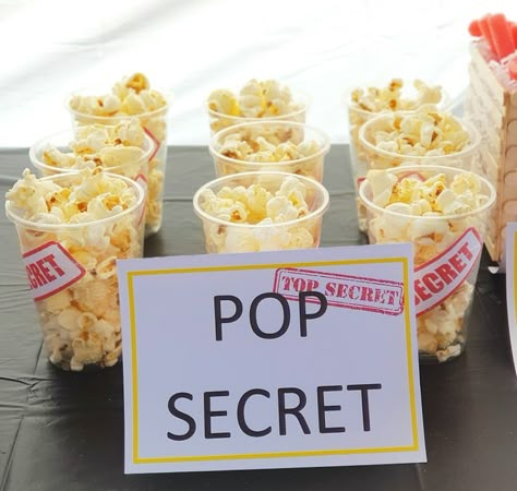 Investigation Theme Party, Secret Agent Theme Party, Detective Theme Birthday Party, Top Secret Birthday Mission Ideas, Detective Party Food Ideas, Csi Birthday Party Ideas, James Bond Food Ideas, Secret Agent Spy Birthday Party, Mission Impossible Birthday Party