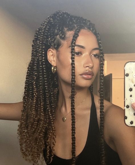 Athena Katoanga, What Inspires You, Braids For Black Hair, Black Women Fashion, Light Brown Hair, Character Aesthetic, Brown Skin, Black Women Hairstyles, Cover Photos