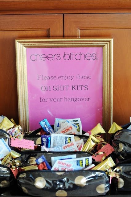 Oh Sh*t Kits | Celebrations and Sweet Creations - Stephanie Campagna | Bloglovin’ Wow Photo, Lingerie Shower, Best Friend Wedding, Gold Party, Bachelorette Weekend, Bachelorette Party Favors, Here Comes The Bride, Hen Party, Cynthia Rowley