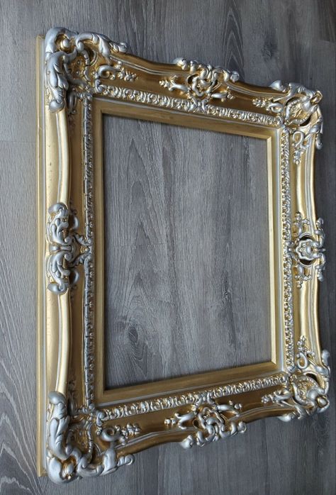 Frame Canvas Art, Wall Picture Frame, Victorian Picture Frames, Unique Framing, Baroque Frame, Small Picture Frames, Picture Frame Crafts, Ornate Picture Frames, Victorian Frame