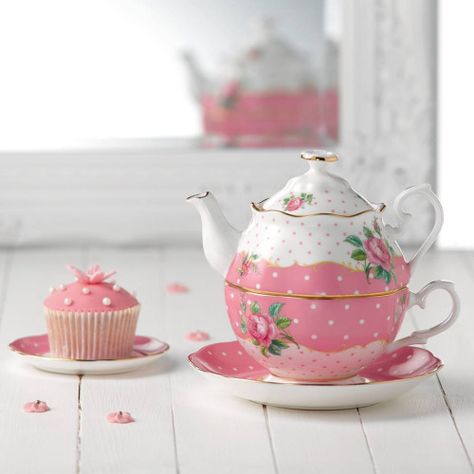 Royal Albert Tea Sets, Tea Sets Modern, Decoration Shabby, Royal Albert China, New China, Tea For One, Pink Tea, Pink Cupcakes, Pink Collection