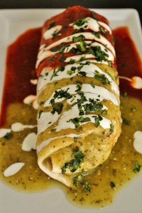 Chicken Wet Burrito Recipe, Wet Burrito Recipes, Chicken Rice Beans, Baked Burritos, Wet Burrito, Central American Food, Beans And Cheese, Latin American Recipes, Rice Beans