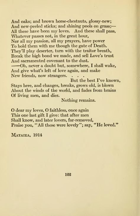 poems by rupert brooke | Page:Collected poems of Rupert Brooke.djvu/130 Rupert Brooke Poetry, Rupert Brooke, Robert Graves, Free Online Library, Beloved Book, Poetry Inspiration, Just Now, Online Library, I Know It