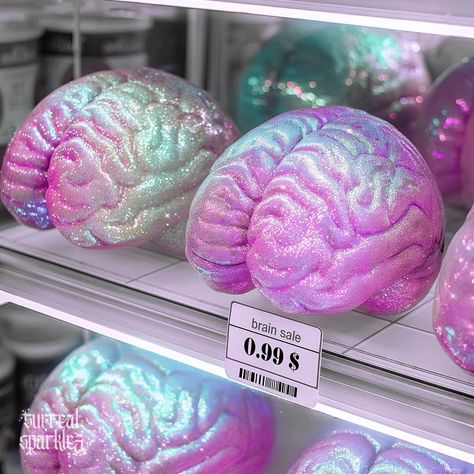 ✨ Brain Food 🧠 June prompt challenge by @alexlavar.ai : screenshot his pinned reel and get your topic! I landed on "brain food"—but who needs boring nuts when you can twist it up a bit? 🤪 . ❥ Like & share 🍭 ❥ Follow @surreal.sparklez for mesmerizing digital art that fuses fantasy, surrealism and cosmic wonder 🌙 ❥ Check out the link in my bio to step into the glitterverse with Surreal Sparklez - Catch live Insta updates, shop best-selling digital art, and explore all the magical places where w... Fantasy Surrealism, Magic Food, Modern Graphic Art, Studio Photography Poses, Ipad Background, Brain Food, Pink Plastic, Ethereal Art, Laura Lee