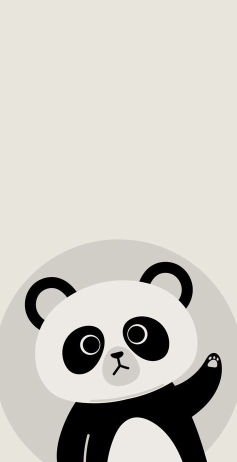 Pandas, Panda Wallpaper Cute Black, Panda Wallpaper Iphone, Panda Facts, Chibi Wallpaper, Beautiful Wallpapers For Iphone, Cute Black Wallpaper, Wallpaper Photos, Cartoon Wallpaper Iphone