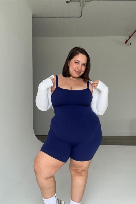 Plus size Jumper-Activewear Onesie size 2X. Plus size pilates princess outfit inspo. plus size gym outfit. plus size shrug Gym Outfit Plus Size, Plus Size Pilates, Pilates Princess Outfit, Plus Size Gym Outfits, Plus Size Athleisure Outfits, Outfit Inspo Plus Size, Plus Size Gym, Pilates Outfit, Princess Outfit