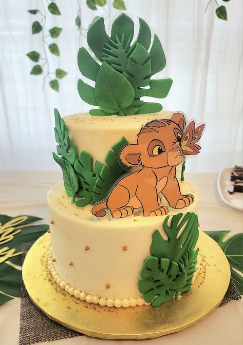 Simba Cake, Lion King Party Decorations, Simba Baby Shower, Lion King Cake, Lion King Birthday Party Ideas, Safari Baby Shower Boy, Ideas Bautizo, Lion King Theme, Lion Baby Shower