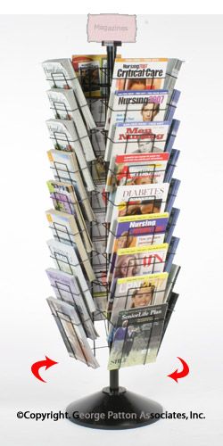 Magazine Display Rack, Military Office, Adjustable Bookshelf, Diy Magazine Holder, Office Magazine, Newspaper Stand, Magazine Display, Small Space Hacks, Magazine Racks