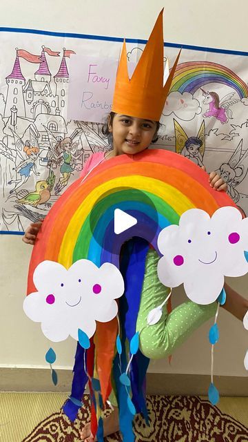 Maira n mum on Instagram: "Fancy dress competition for kids.  Maira dressed up as rainbow for school fancy dress competition and was declared winner.  Follow @kidslearningnest #kidslearningnest   Subscribe to my channel to watch full video  ‼️link in bio‼️  #kidslearningnest #kids #fancydress #fancydresscompetition #fancydressideas #rainbow #competition #firstprize #kids #kidsfashion #kidsofinstagram #reelitfeelit #reelkarofeelkaro #explorepage #instakids #viralreels #trendingreels #instadaily #instagram" Creative Fancy Dress Ideas For Kids, Fancy Dress Competition Ideas For Kids, Fancy Dress Competition For Kids, Rainbow Fancy Dress, Fancy Dresses For Kids, Easy Fancy Dress, Fancy Dress Costumes Kids, Kids Fancy Dress, Competitions For Kids