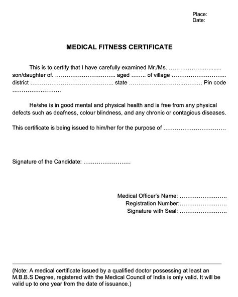 Sample Medical Certificate Format for Employees and What to Include in It Medical Certificate Format, Medical Certificate, Certificate Format, Handwriting Paper, Doctor On Call, Medical Tests, Medical Examination, He Or She, Medical Information