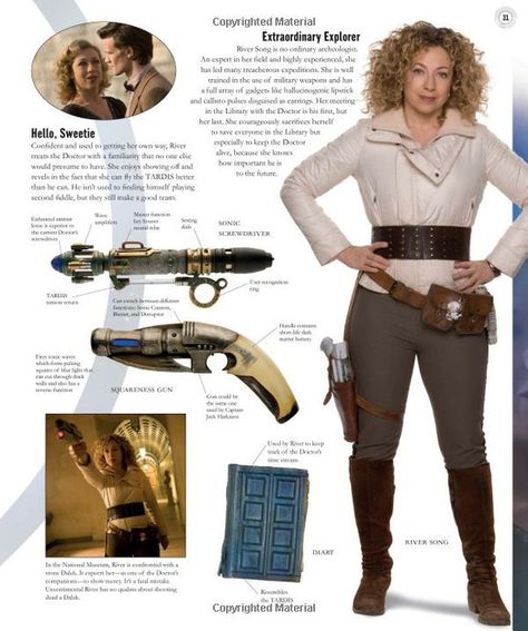 Doctor Who Cosplay and Costuming - River Song Breakdown.  I'm convinced that River Song and Zoe from Firefly are related, mostly because of the outfit and the awesome big wavy hair and the general awesomeness. :D Hello Sweetie, River Song Costume, River Song Cosplay, Cos Clothing, Doctor Who Cosplay, Visual Dictionary, Alex Kingston, River Song, Wibbly Wobbly Timey Wimey Stuff