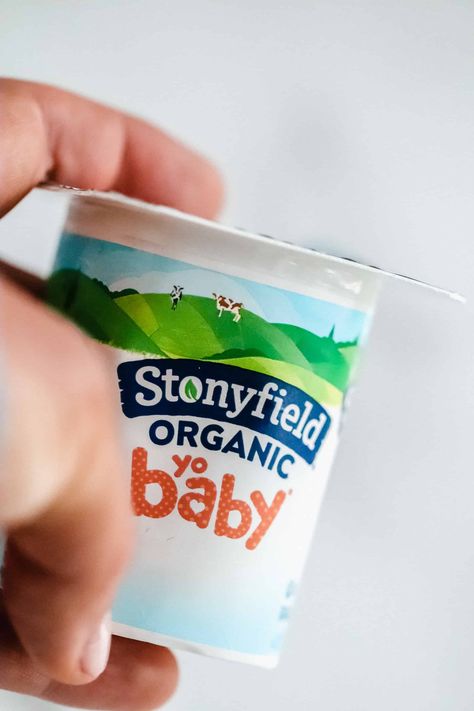 6 Ways to Serve Yogurt to Babies - Mama Knows Nutrition Stonyfield Yogurt, Baby Cereal, Pancake Syrup, Big Appetite, Yogurt Flavors, Baby Cups, Baby Eating, Yogurt Recipes, Plain Yogurt