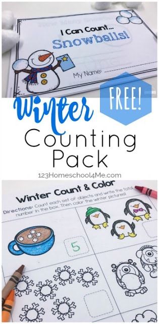 FREE Winter Count to 10 Printables - these fun winter worksheets for kids make it fun for toddler, preschool, and kindergarten age kids to practice counting to 10 with counting practice, coloring, counting emergent reader, and more. Preschool Winter Worksheets, Winter Science Activities, Winter Worksheets, Winter Science Experiments, Snowmen Activities, Counting Practice, Winter Science, Worksheets For Preschoolers, Preschool Science Activities