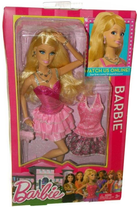 Barbie Dolls In Boxes, Barbie Box Aesthetic, Barbie Old Dolls, Barbie Life In The Dreamhouse Dolls, Old Barbies, Barbie Doll Pictures, 2000s Barbie Dolls, Life In The Dreamhouse Barbie, Doll Hair Tutorial