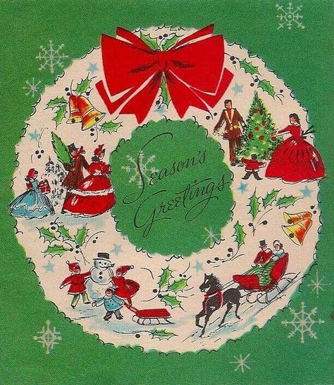 Old School Christmas, Christmas Widgets, Christmas Kitsch, Vintage Holiday Cards, Vintage Christmas Greeting Cards, Christmas Iphone, Phone Decor, Christmas Ephemera, Vintage Christmas Card