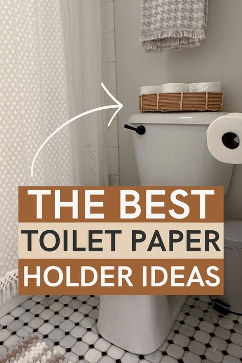 Modern toilet paper holders