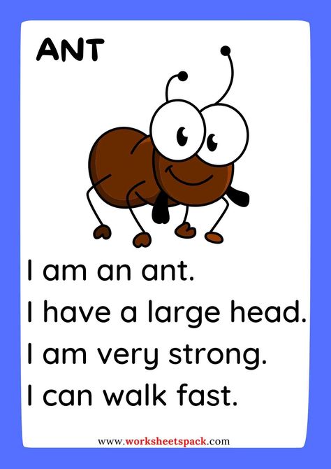 Insect Reading Comprehension Worksheets PDF - worksheetspack Reading For Kids, English Poems For Kids, Remedial Reading, Word Reading, Phonics Reading Passages, First Grade Reading Comprehension, Reading Comprehension For Kids, Reading Comprehension Kindergarten, English Stories For Kids