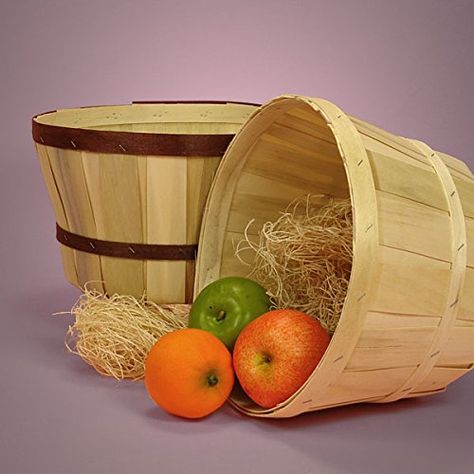 Natural Wood Peck Basket 8 Quarts - Baskets - 10 each by Paper Mart Bushel Baskets, Artificial Birds, Rustic Party, Cowgirl Birthday Party, Grad Party Decorations, Sewing Storage, Wood Basket, Wood Crates, Rustic Country Wedding