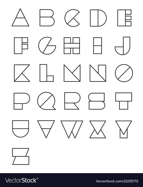 Alfabet Font, Fonts Handwriting Alphabet, Geometric Font, Bullet Journal Font, Journal Fonts, Writing Fonts, Drawing Hands, Typography Alphabet, 타이포그래피 포스터 디자인