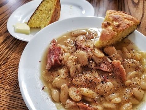 Cajun Butter Beans and Ham Hocks Recipe Butter Beans And Ham, Cajun Cooking Recipes, Ham Hock Recipes, Beans And Ham, Cajun Butter, Cajun Creole Recipes, Cajun Cooking, Cast Iron Recipes, Creole Recipes