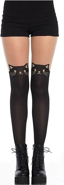 Amazon.com: Leg Avenue Women's Kitty Kat, Black/Nude, One Size: Clothing, Shoes & Jewelry Dance Shorts, Leg Avenue, Opaque Tights, Indie Kids, Dance Wear, Hosiery, Pretty Outfits, Size Clothing, Fashion Branding