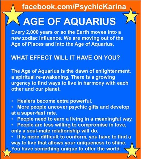 AGE OF AQUARIUS What it means for you!  www.psychickarina.com Age Of Pisces, Mind Body Soul Connection, Quantum Physics Spirituality, Aquarius Aesthetic, Kundalini Meditation, Spiritual Awakening Signs, Attracting Wealth, Wealth Dna Code, Dna Code