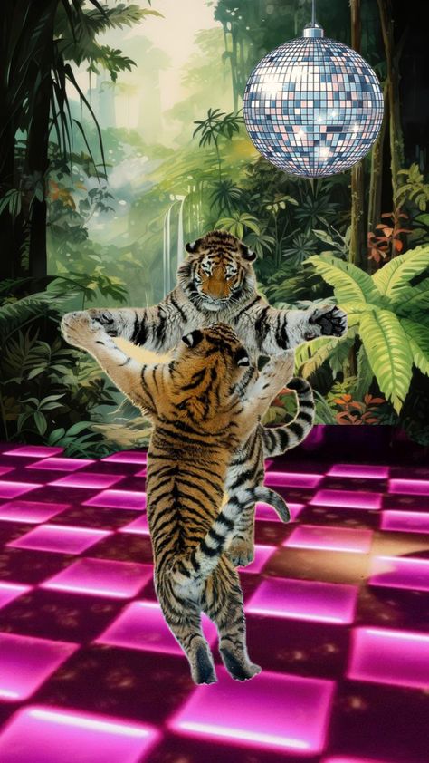 #dancing #dancinganimals #jungle #disco #funny Jungle Disco, Ibiza Party, Dancing Animals, Wild Safari, Jungle Party, Safari Party, Disco Party, Dance Party, Ibiza