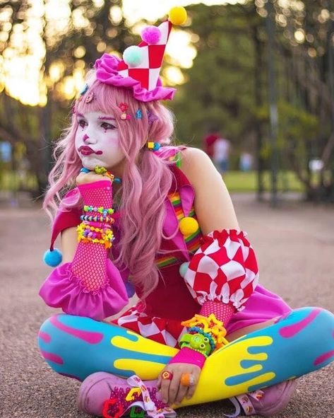 Clowncore | Aesthetics Wiki | Fandom Aesthetic Clown, Clowncore Fashion, Clowncore Outfit, Clowncore Aesthetic, Clown Core, Circus Aesthetic, Clown Clothes, Female Clown, Mode Kawaii