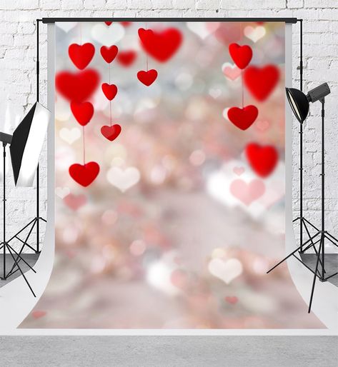 Love Heart Background, Kosmetyki Mary Kay, Birthday Photo Background, Valentine Backdrop, Glitter Backdrop, Glitter Photography, Photography Studio Background, Red Love Heart, Heart Photography