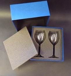 Wine Glass Boxes with Foam Insert - All Packaging News Wine Glass Packaging, Stem Boxes, Peppa Pig Colouring, Peppa Pig Coloring Pages, Glass Packaging, Glass Jug, Diy Gift Box, Gift Box Packaging, Wine Box