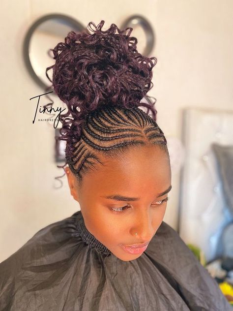 Rate This simple fulani braids ideas From ⭐1~10. SAVE & FOLLOW i will update everyweek. Ghanaian Cornrows Hairstyles, Straight Up With Curls, Straight Up Braids African Hairstyles, Natural Plait Hairstyles For Black Women, Straight Up Styles Braids, Hair Lines Women, Braided Lines Hairstyles African, Straight Up Hairstyles Braids, Updo Cornrow Hairstyles