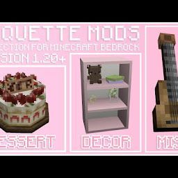 simplymiprii. Minecraft Mods For Bedrock, Coquette Furniture, Furniture Mods, Minecraft Aesthetics, Mods For Minecraft, Skins Aesthetic, Mod Aesthetic, Minecraft Addons, Minecraft Skins Aesthetic