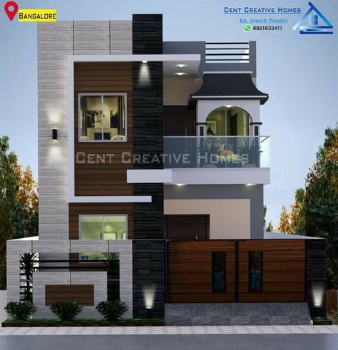 House Front Wall Design, Small House Design Architecture, House Styling Interior, Building Front Designs, Modern Elevation, Beautiful Modern Homes, Church Interior Design, Small House Elevation, Small House Front Design