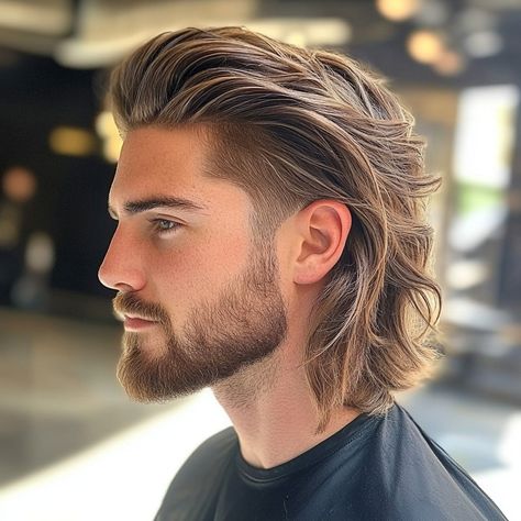 Long Hair Low Taper Fade: Inspiring Looks for a Stylish Finish Shaved Sides Long Hair Men, Ear Tuck Hairstyles Men, Mens Haircut Long On Top Short On Sides High Fade, Long Taper Fade, Men S Long Hairstyle, Long Hair Low Taper, Men’s Long Straight Hairstyles, Low Taper Fade Long Hair, Long Fade Haircut