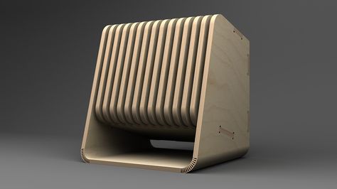 ITX PC Case - Design on Behance Wood Computer Case, Diy Computer Case, Diy Pc Case, Custom Computer Case, Diy Pc, Wooden Speakers, Itx Pc, 3d Product Animation, Speaker Projects