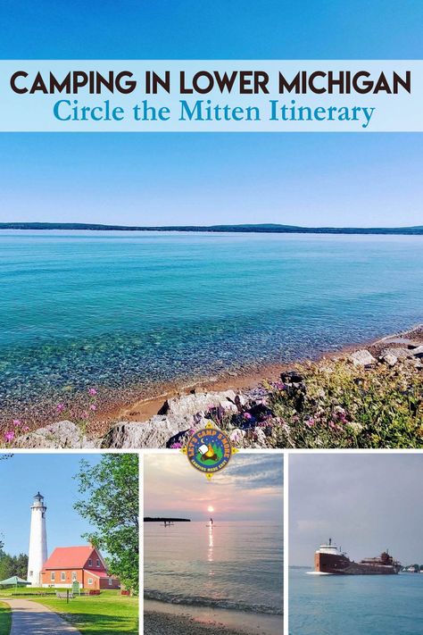 Lake Michigan Circle Tour Itinerary, Lake Michigan Circle Tour, Camping Michigan, Silver Lake Michigan, Camping In Michigan, Camping Goals, Michigan Campgrounds, Michigan Summer Vacation, Midwest Summer