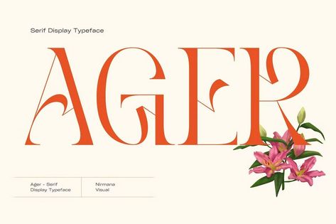 Ager Art Nouveau Logo Font | Design Shack Serif Wordmark, Art Deco Font Free, Gallery Branding, Letter Styles Fonts, Bride Cartoon, Art Deco Monogram, Art Deco Typography, Art Deco Fonts, Modern Branding Design