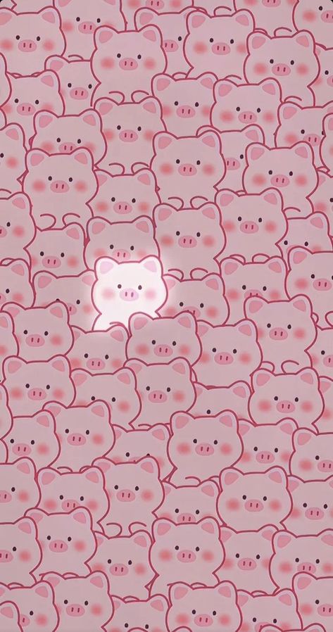 Trippy Iphone Wallpaper, Pig Wallpaper, Iphone Wallpaper Kawaii, Cute Simple Wallpapers, Dark Wallpaper Iphone, Iphone Wallpaper Girly, Simple Wallpapers, Pretty Wallpapers Backgrounds, Kawaii Wallpaper