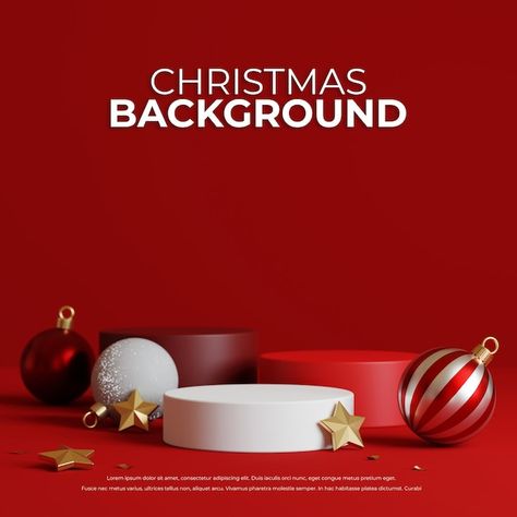 Christmas Product Background, Christmas Podium, Christmas Theme Background, Podium Product, Stage Podium, Mockup Ideas, Festival Banner, Red Christmas Background, Christmas Template