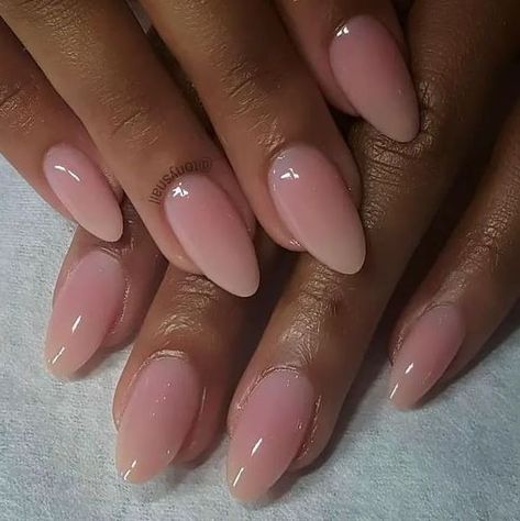 Spring Neutral Nails: Nails today Nails Short acrylic nails Almond acrylic nails Almonnd nails Neutral nails Nails For Dark Skin, Natural Almond Nails, Short Almond Shaped Nails, Black Almond Nails, Nude Nail Designs, Nails Today, Vibrant Nails, Work Nails, Almond Nails Designs