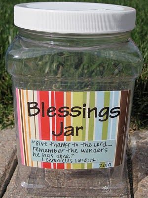 LOVE this.  Going to get it started this week. Blessing Jar, Blessings Jar, Prayer Jar, 2023 Food, Gratitude Jar, Vbs 2023, Story Activities, Family Worship, Jar Ideas